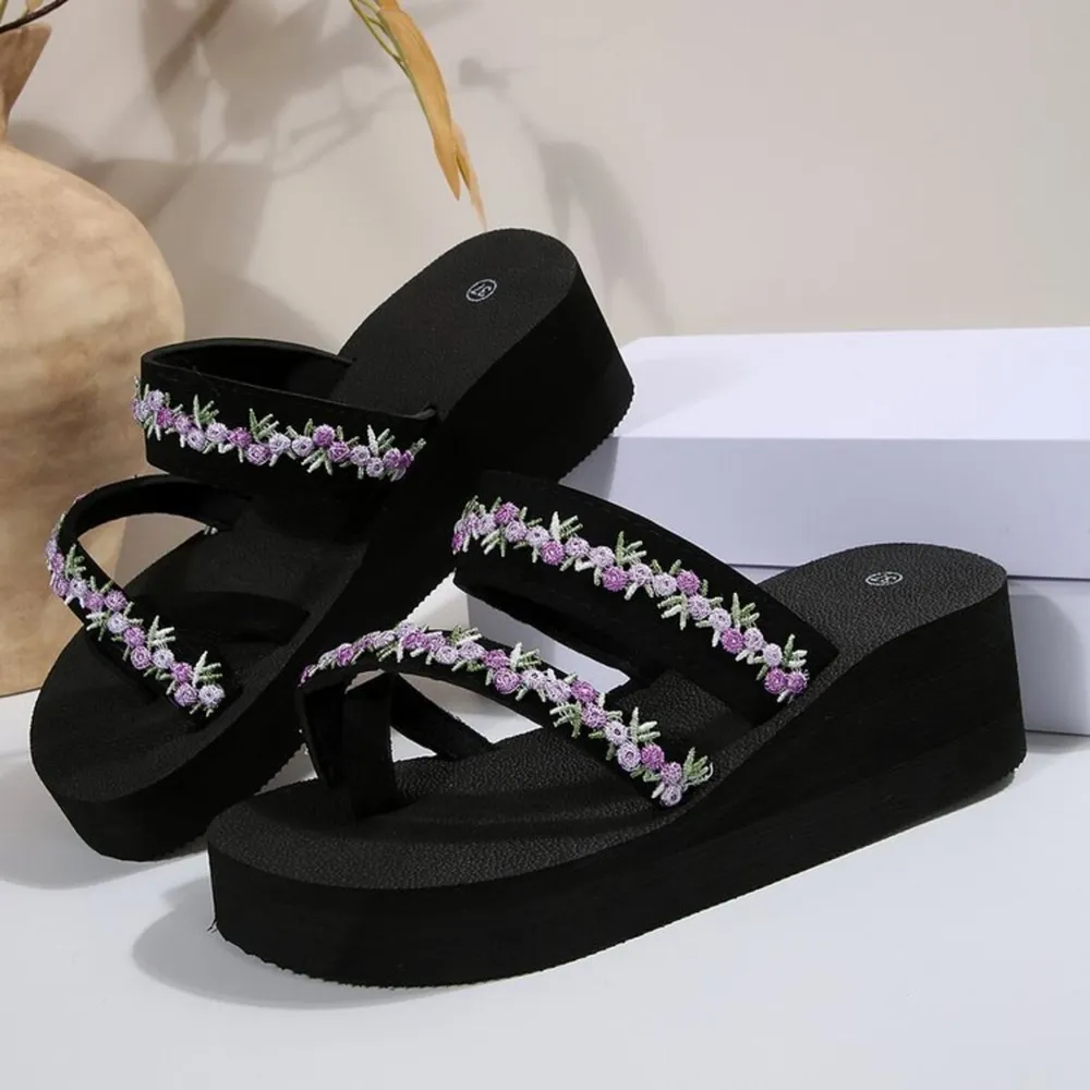 Open Toe Wedge Sandals, image 4