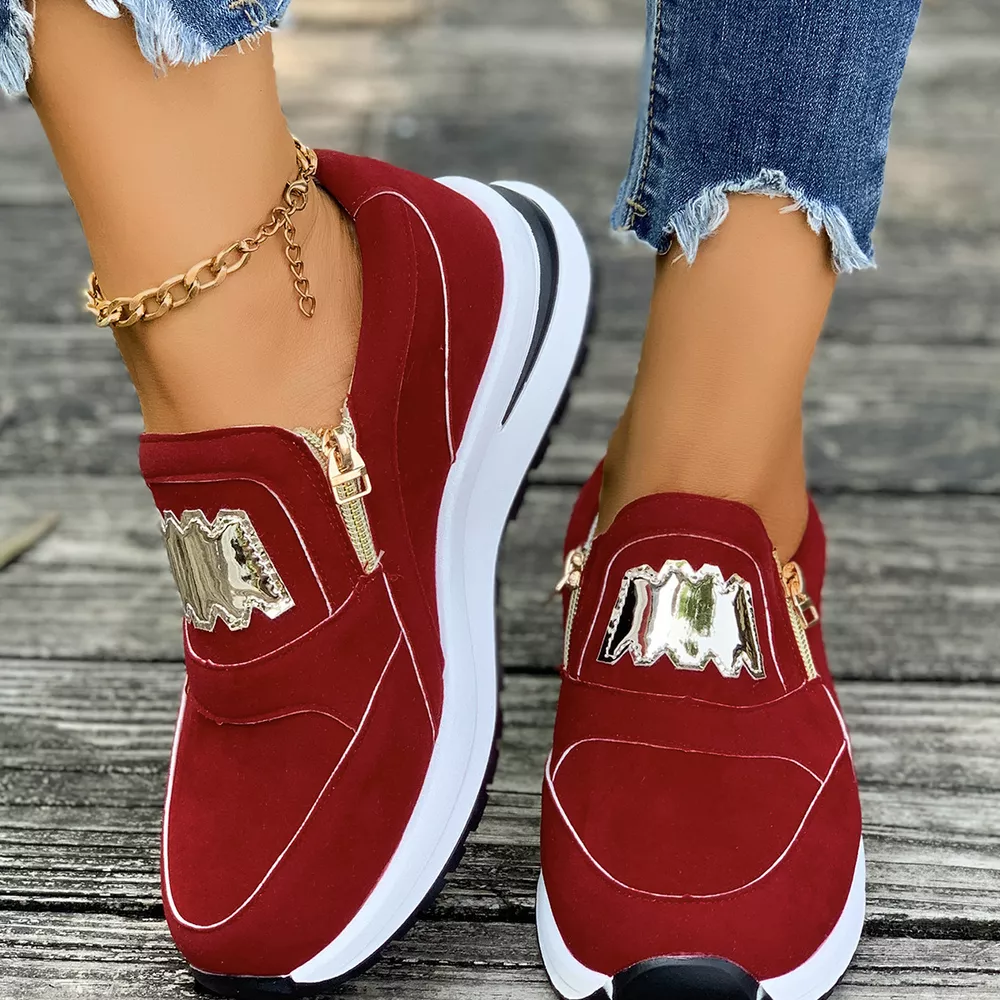 Round Toe Platform Slip-Ons, image 7