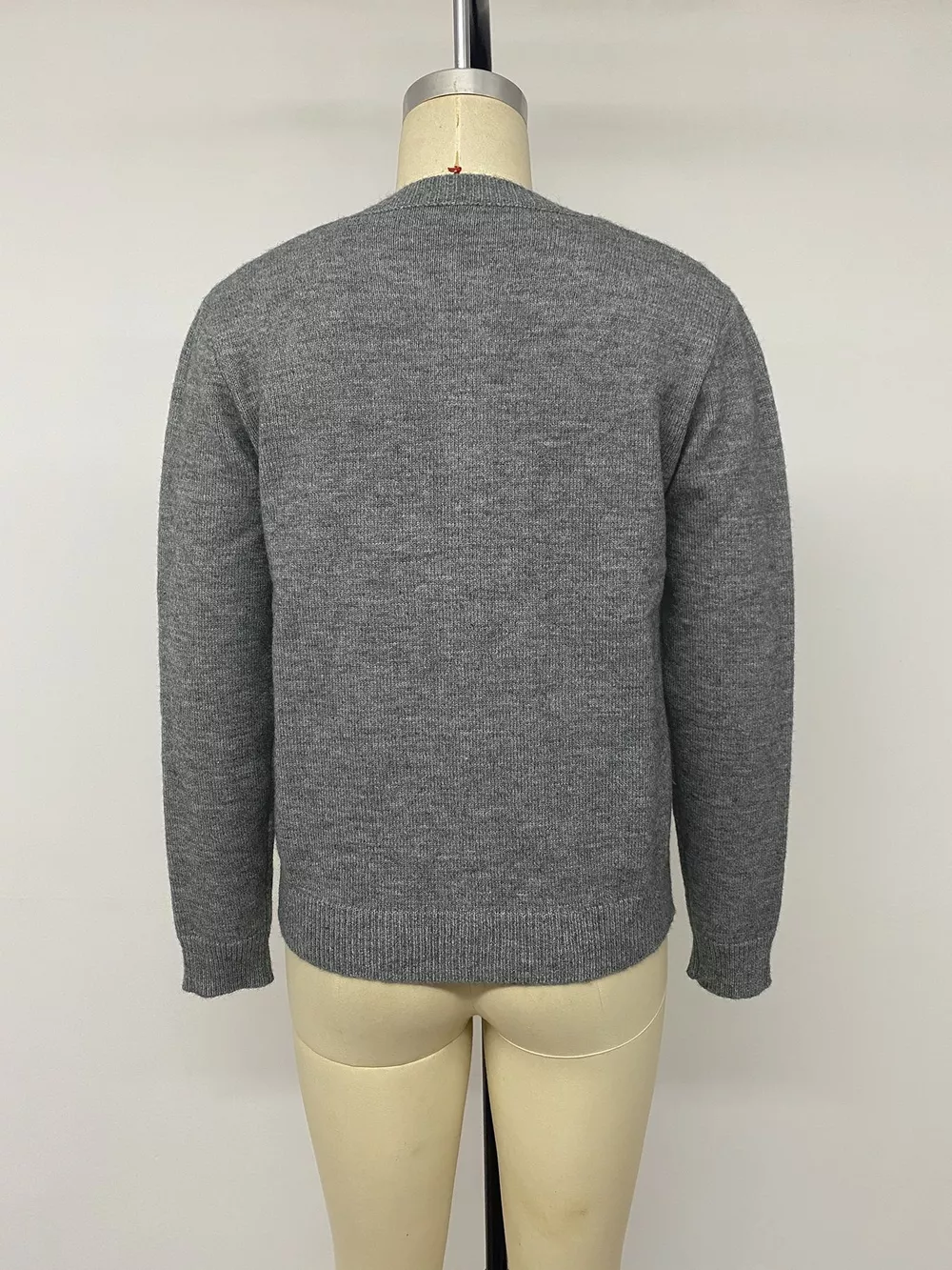 Contrast Button Long Sleeve Cardigan, image 10