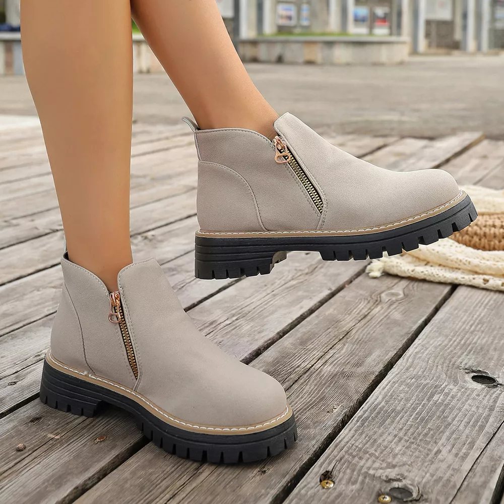 Side Zipper Ankle Boots, image 13