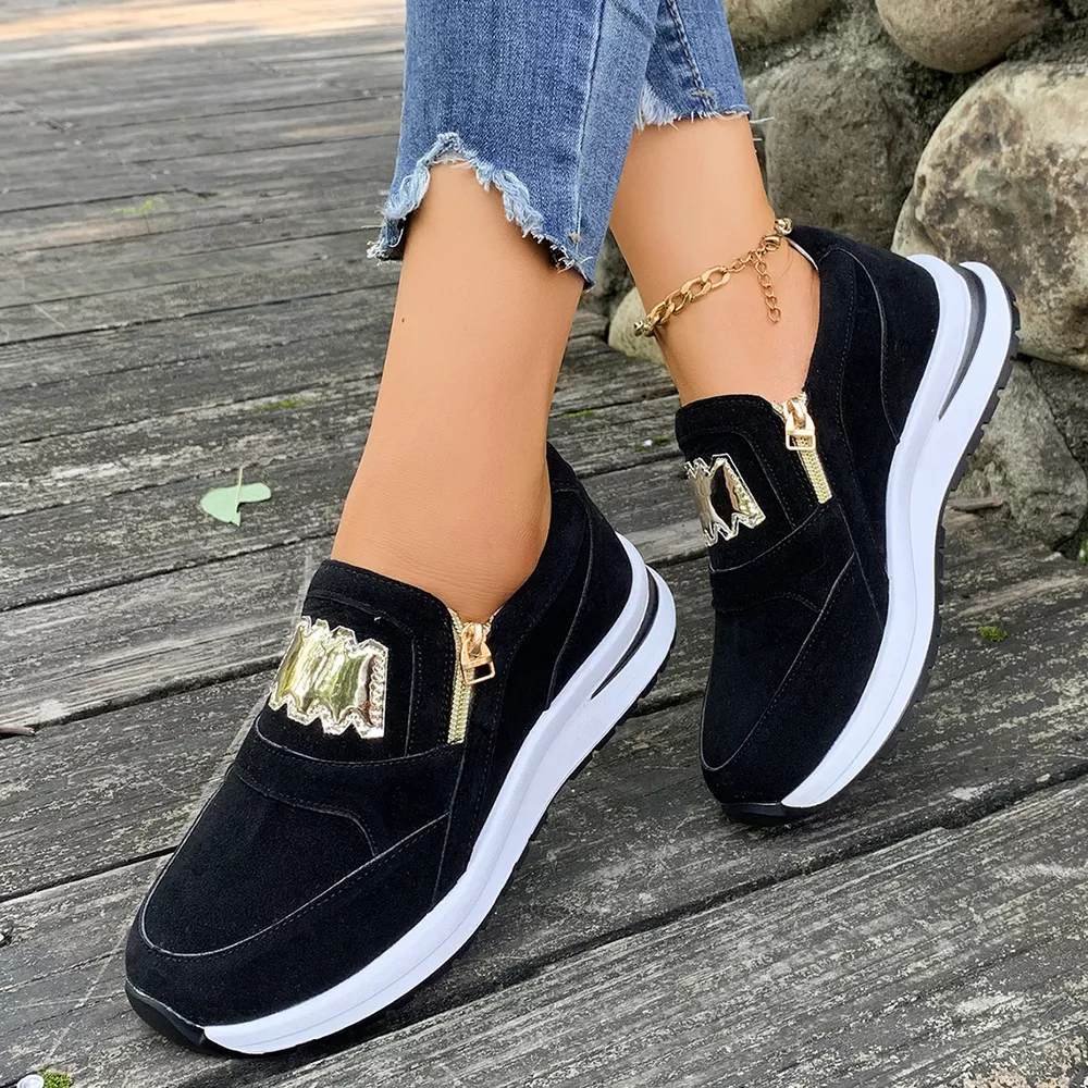 Round Toe Platform Slip-Ons, image 4