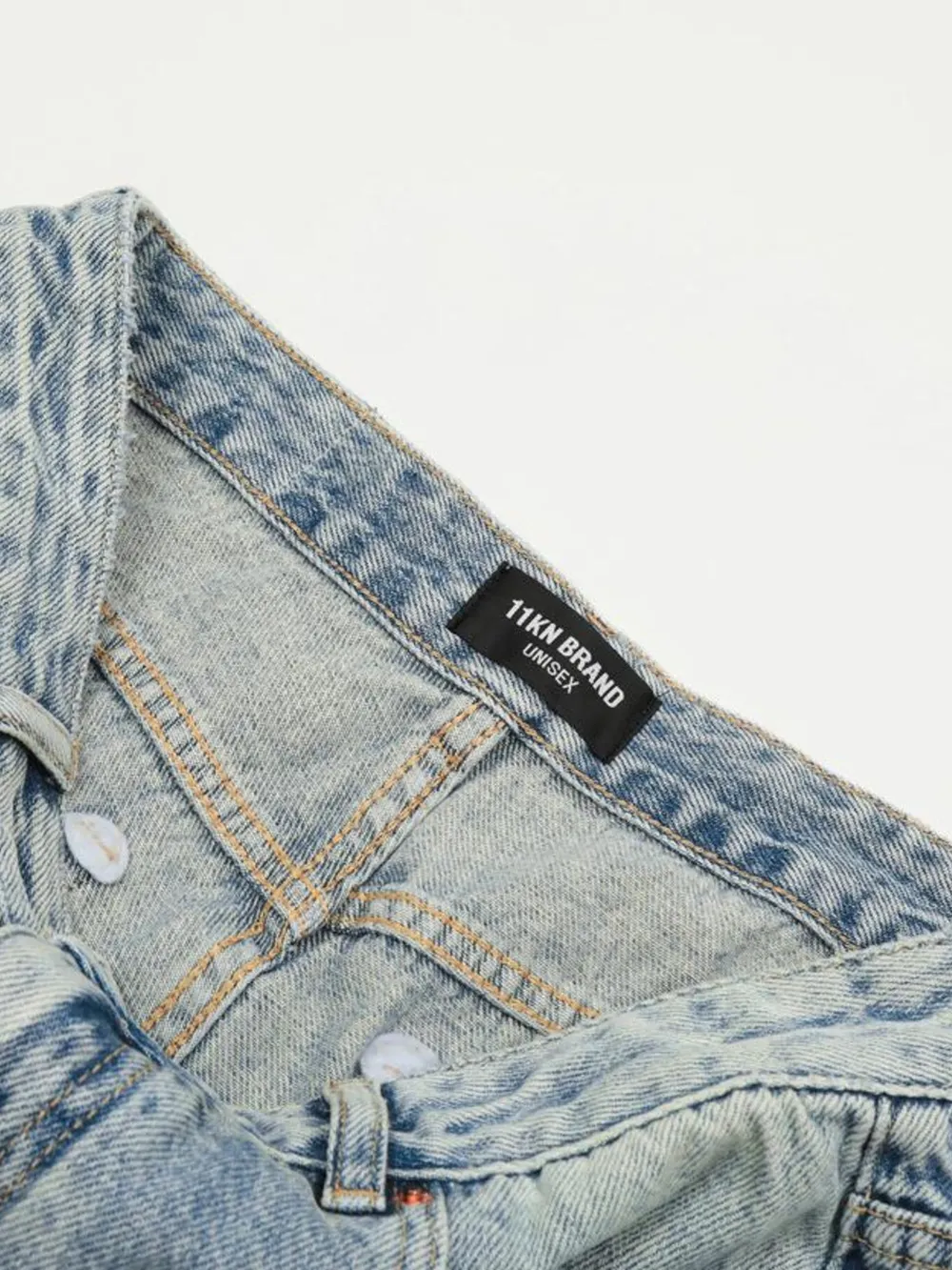 Men's Wash High-Rise Wide Leg Jeans, image 7