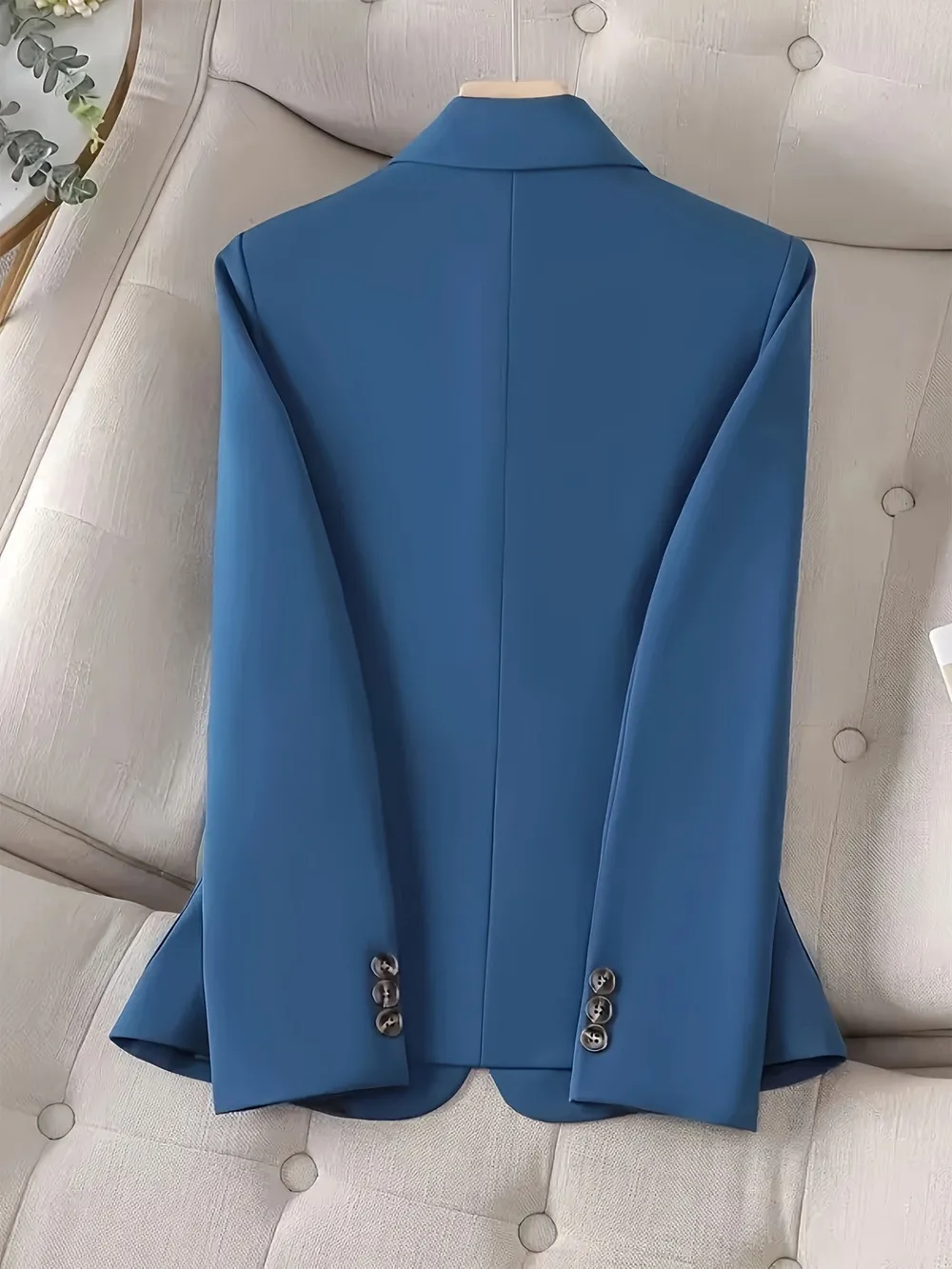 One-Button Blazer with Pockets, image 3