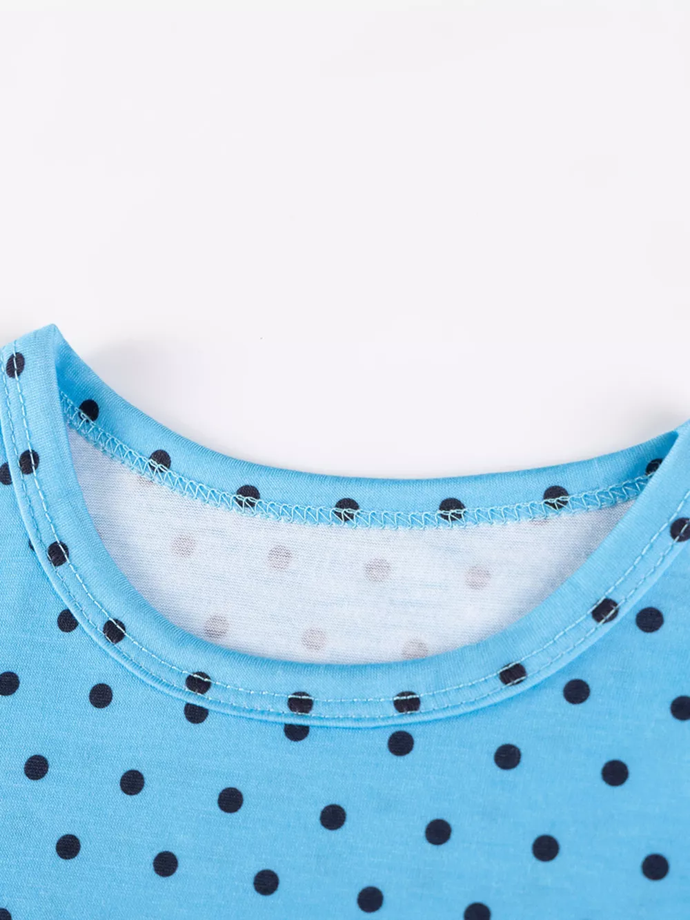 Children's Cat Polka Dot Casual Dress, image 2