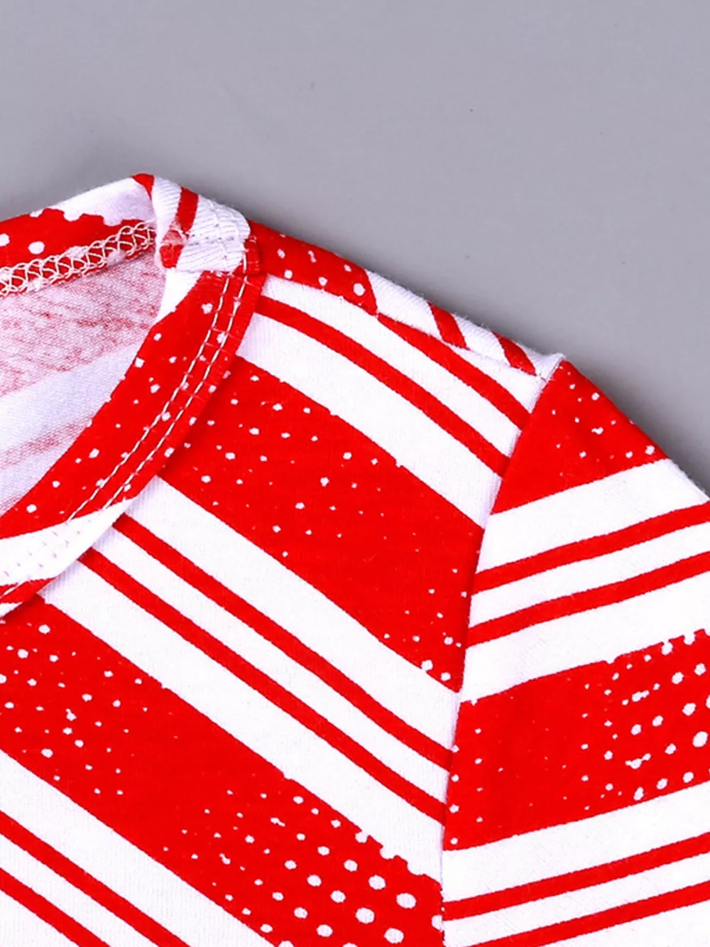 Children's Striped Christmas Outfit Set, image 7