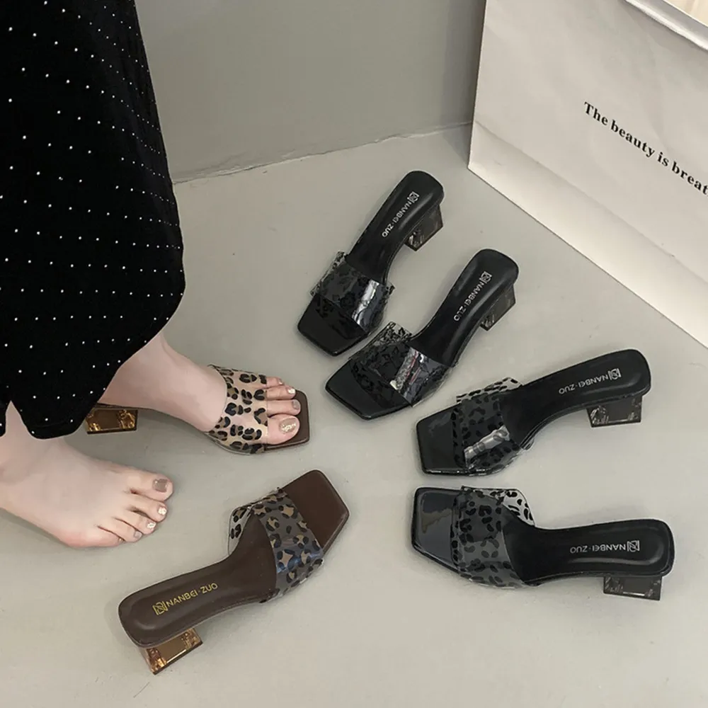 Open Toe Block Heels Sandals, image 2