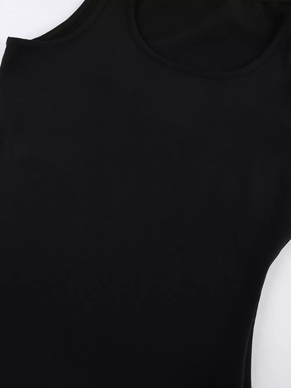Ruffled Hem Round Neck Tank, image 10