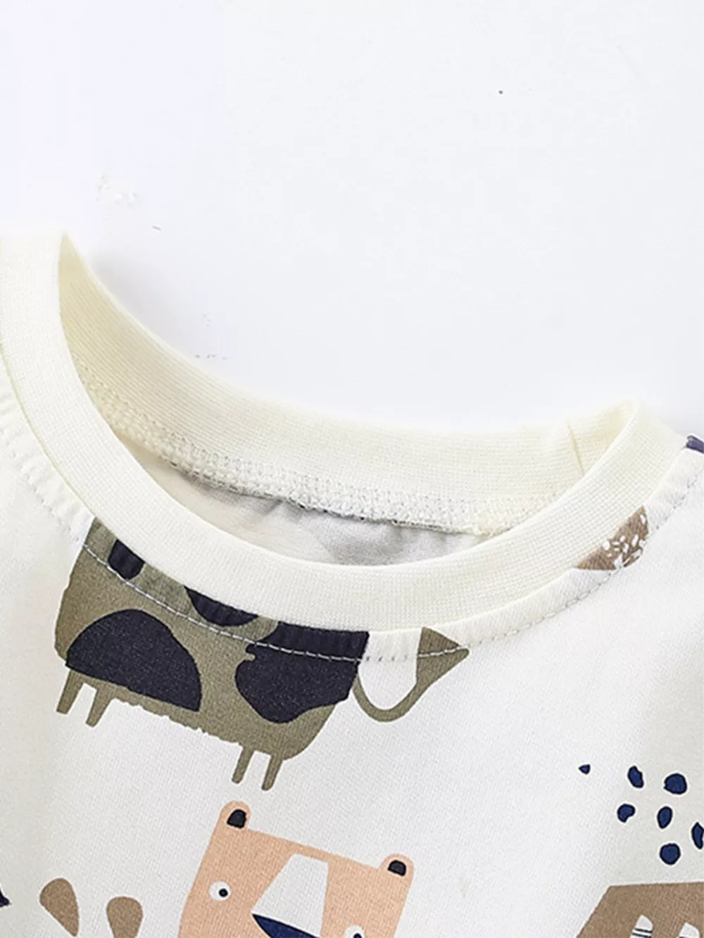 Children's Animal Print Short Sleeve Tee and Shorts Set, image 3