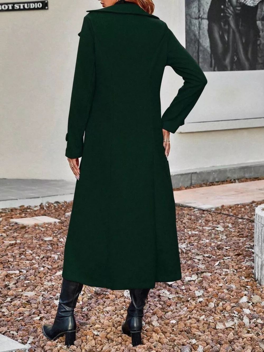 Double-Breasted Longline Coat, image 20