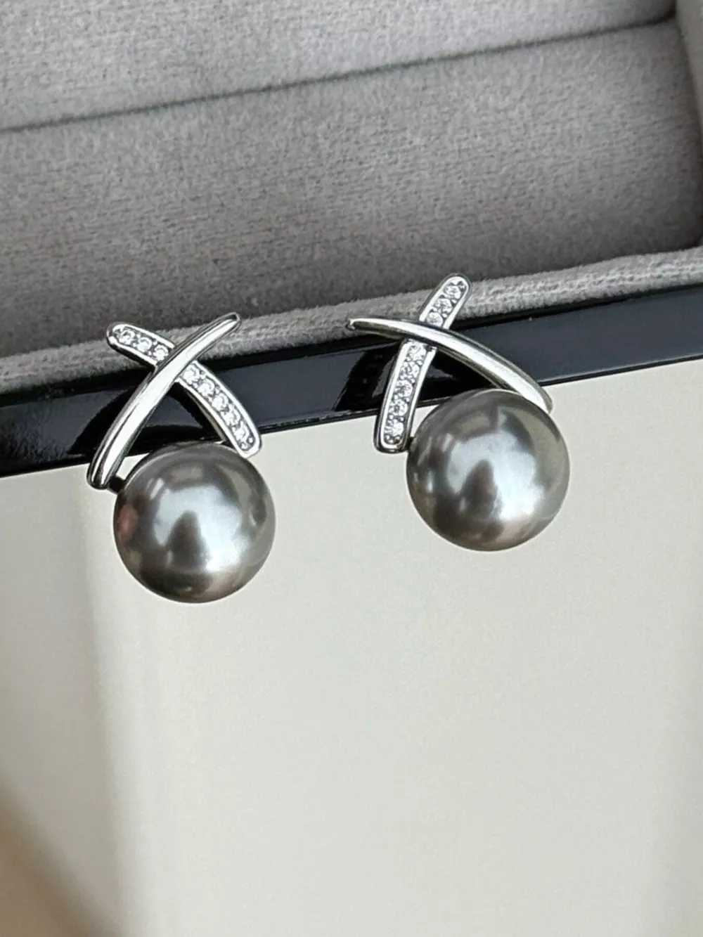 Pearl Stud Earrings, image 5