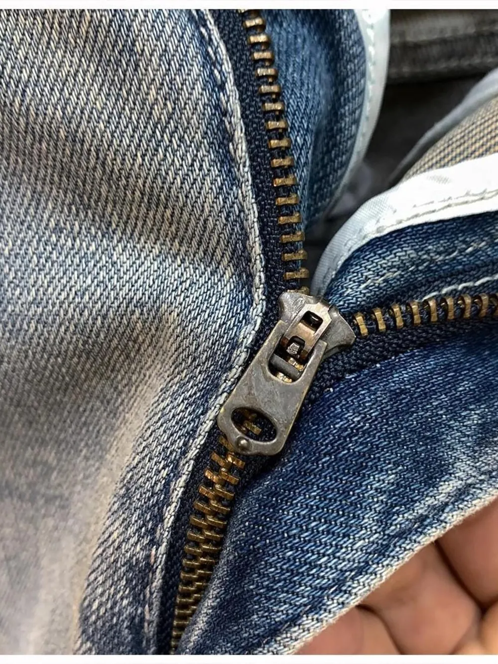 Men's Vintage Washed Distressed Boyfriend Jeans, image 12