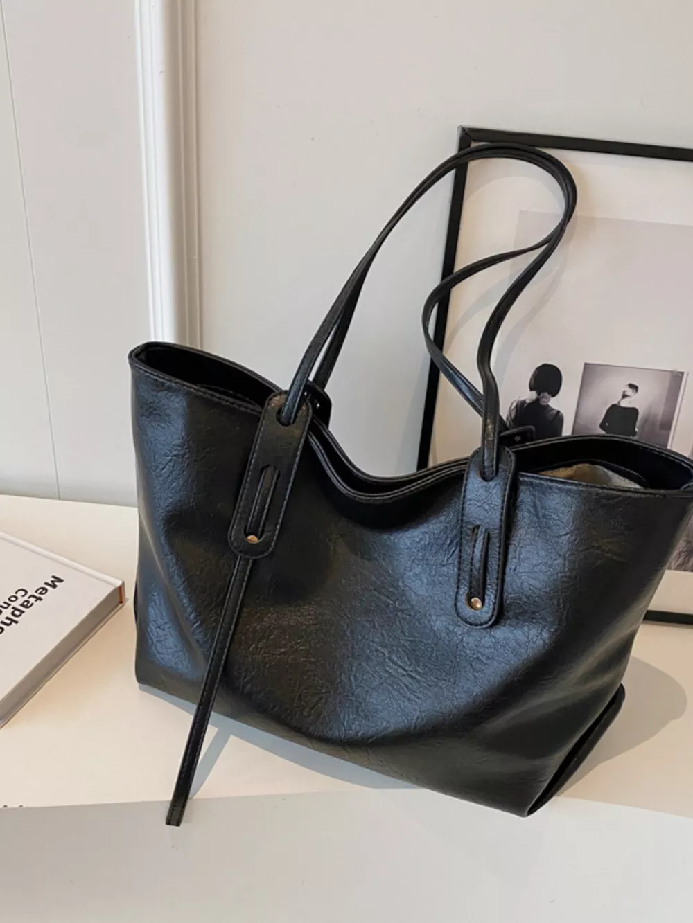 PU Leather Shoulder Bag, image 9