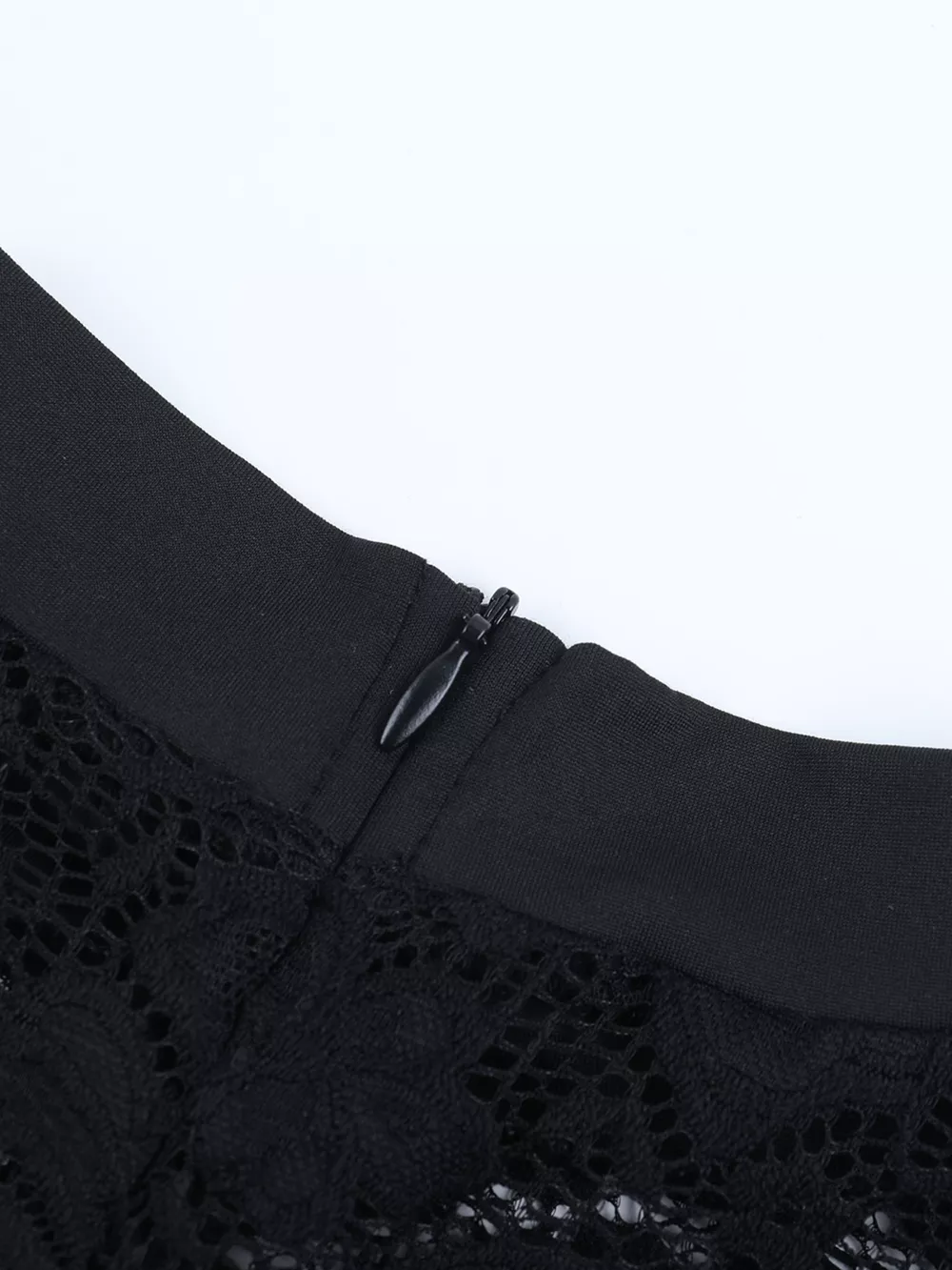 Lace Long Sleeve Bodycon Mini Dress, image 10
