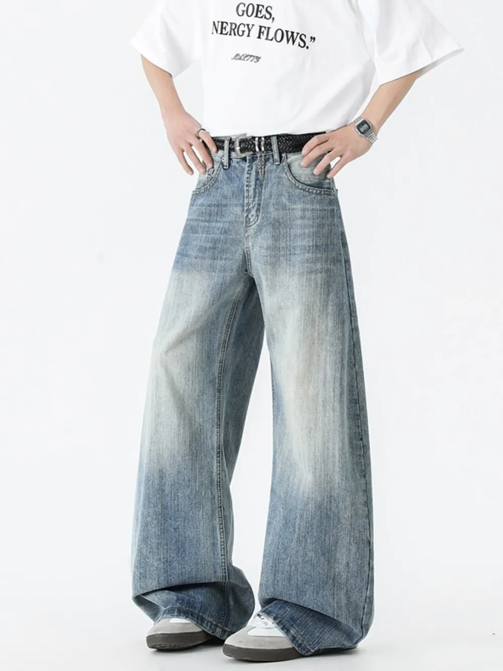 Men's Wide Leg Jeans