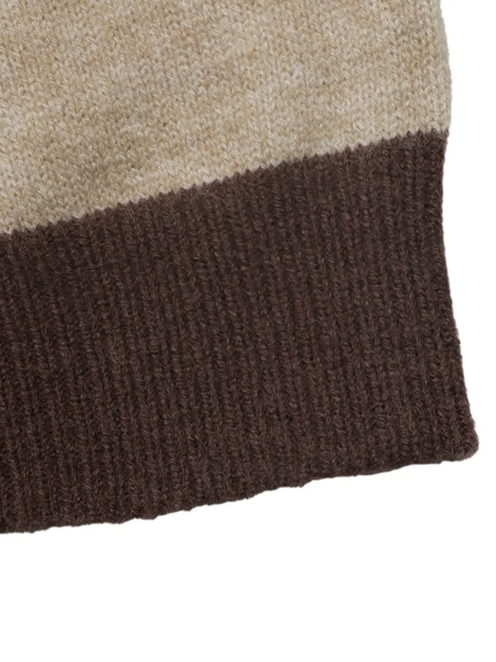 Color Block Polo Collar Sweater, image 11