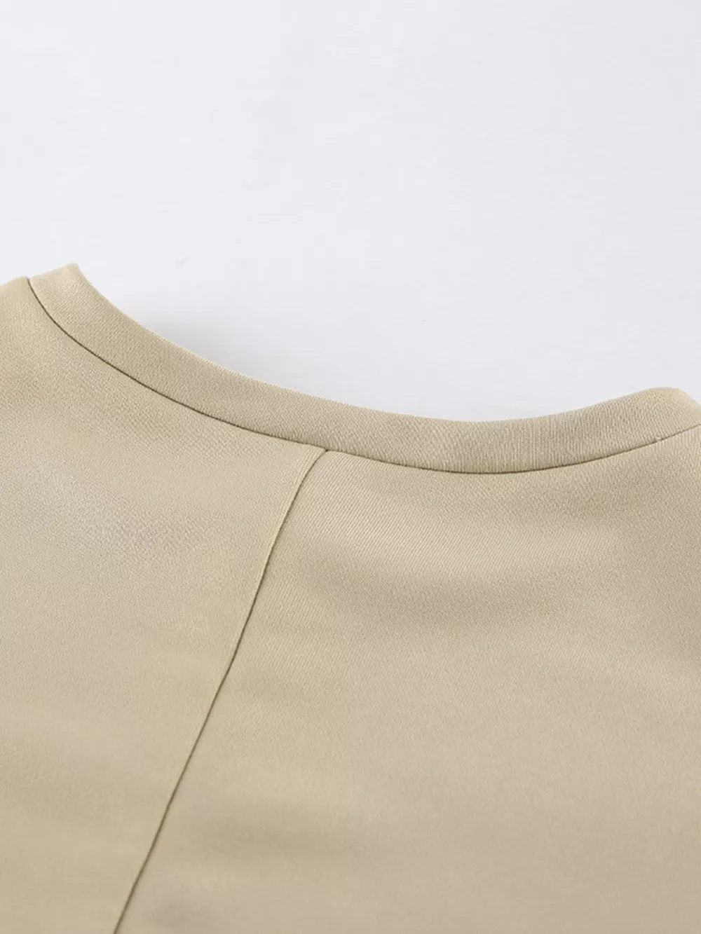 Round Neck Top and Wide Leg Pants Set, image 10
