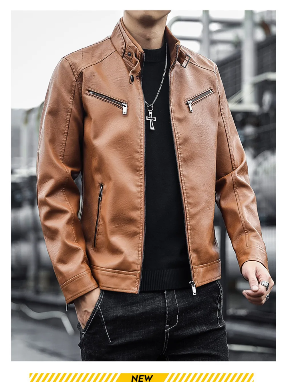 Men's Plus Size Zip Up Long Sleeve Jacket, image 13