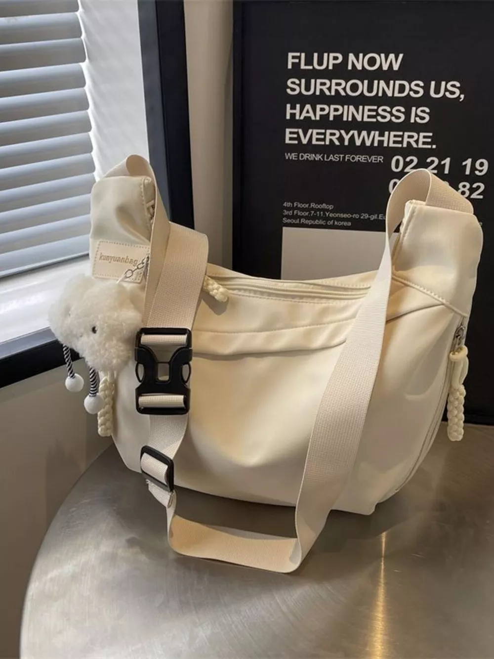 Lightweight Cloud Charm Crossbody Bag, image 3