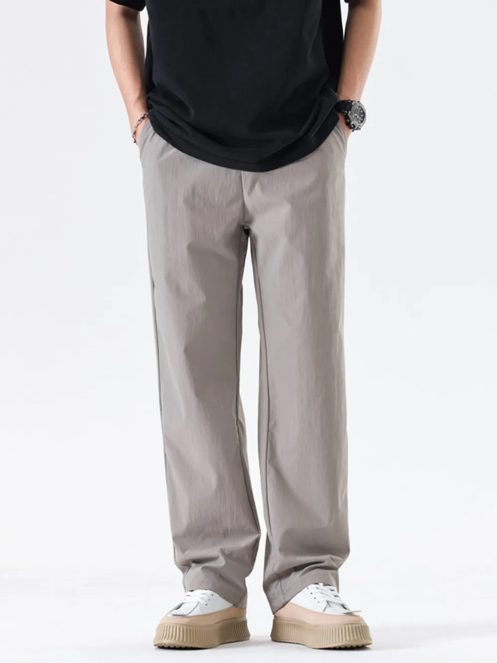 Men's Full Size Wide Leg Pants Plus Size, image 3
