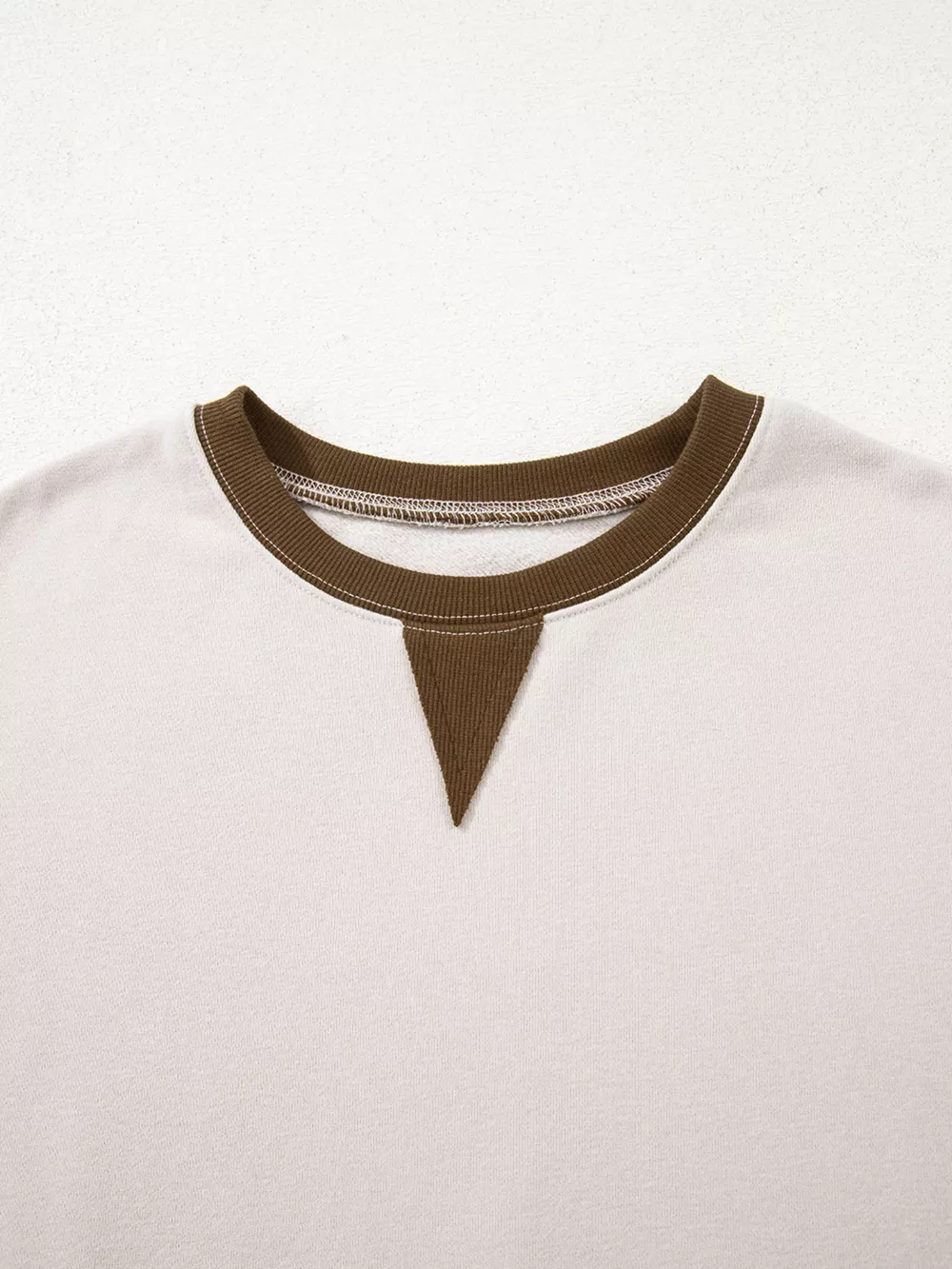 Contrast Striped Long Sleeve Sweatshirt, image 7