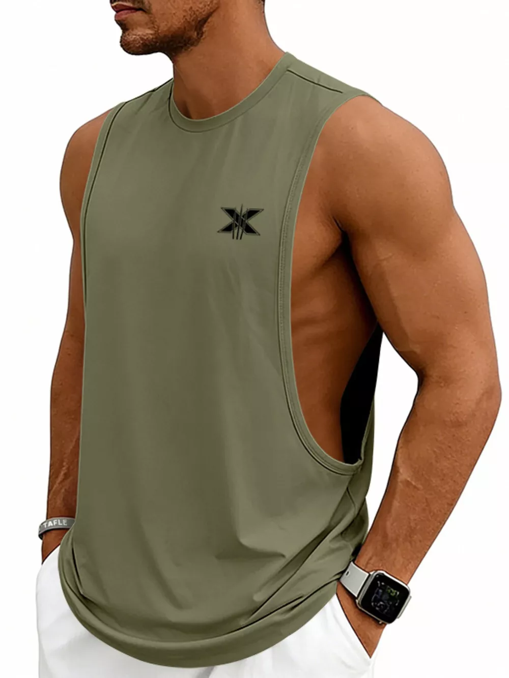 Men's Full Size Round Neck Tank Plus Size, image 18