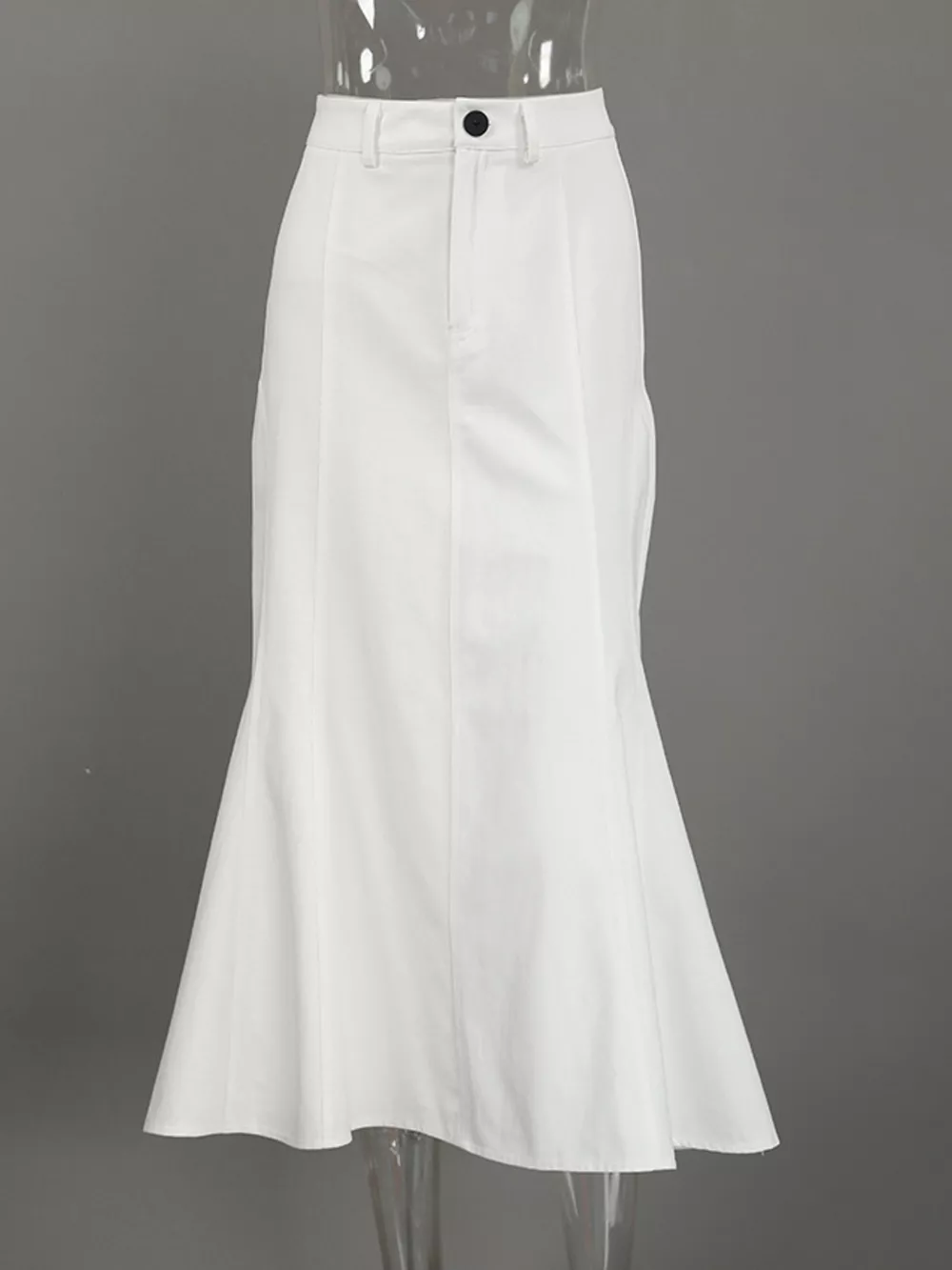 High-Waisted Mermaid Midi Skirt, image 9