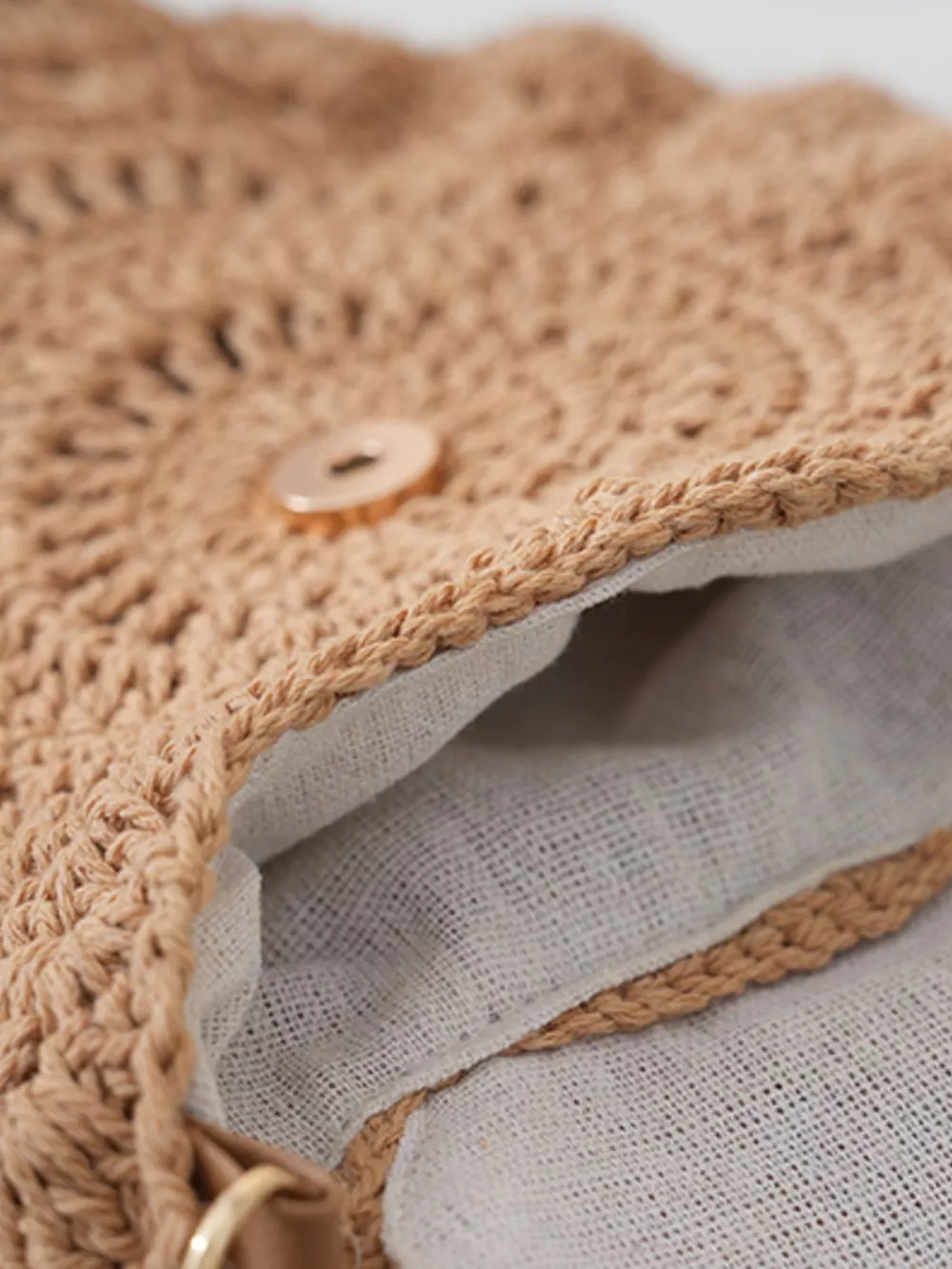 Boho Crochet Crossbody Bag, image 3