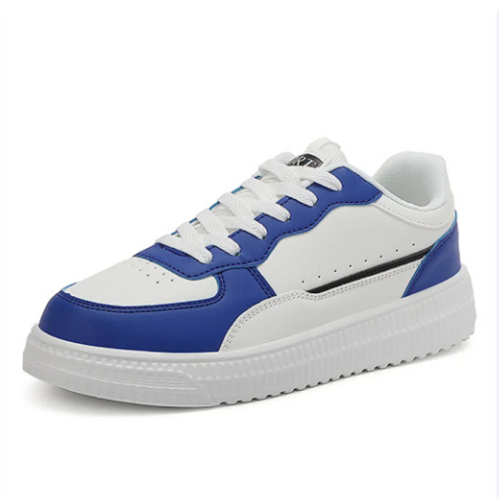 Lace Up Contrast Platform Sneakers, image 5