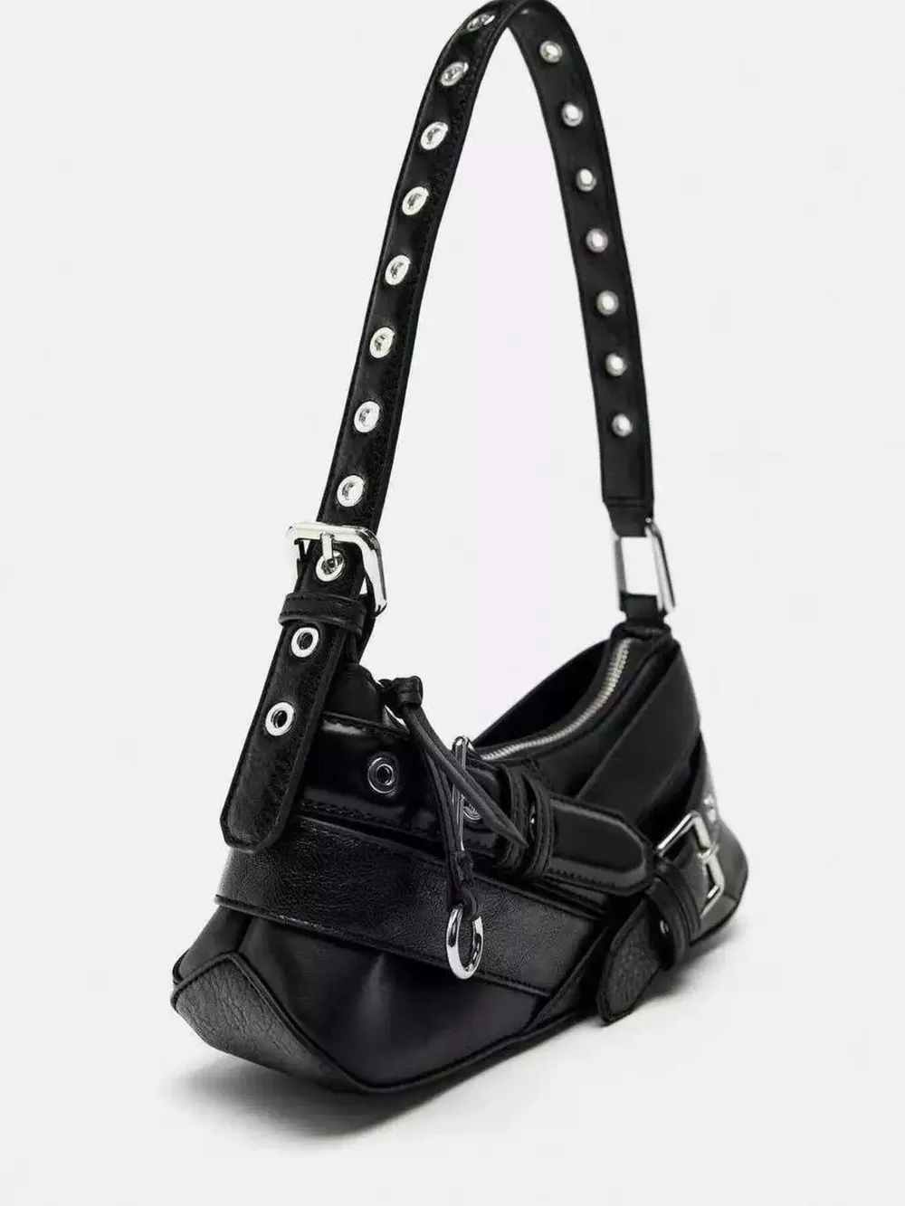 Buckled Accent Shoulder Bag, image 3