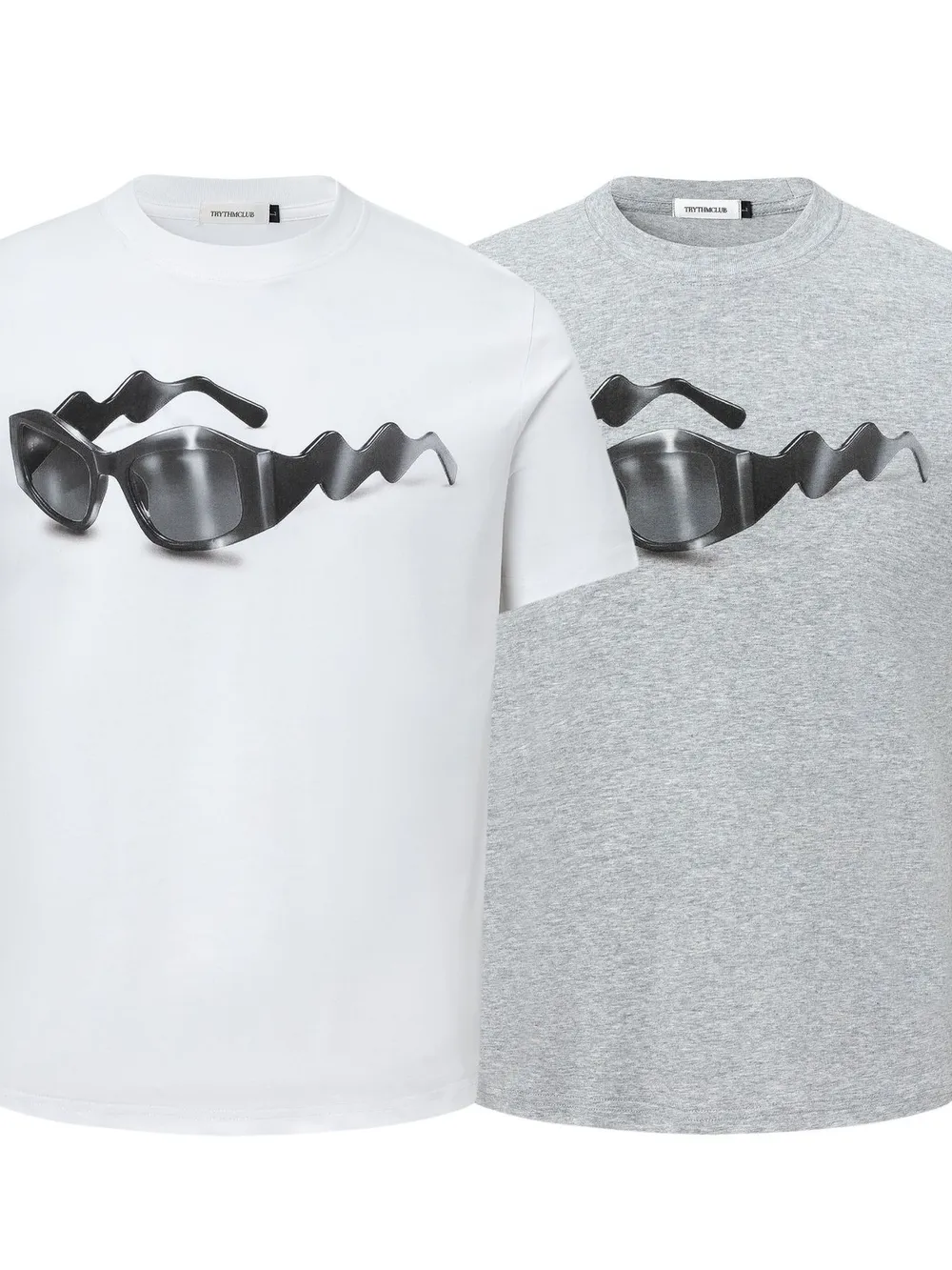 Men's Sunglasses Graphic Round Neck Short Sleeve T-Shirt, image 5