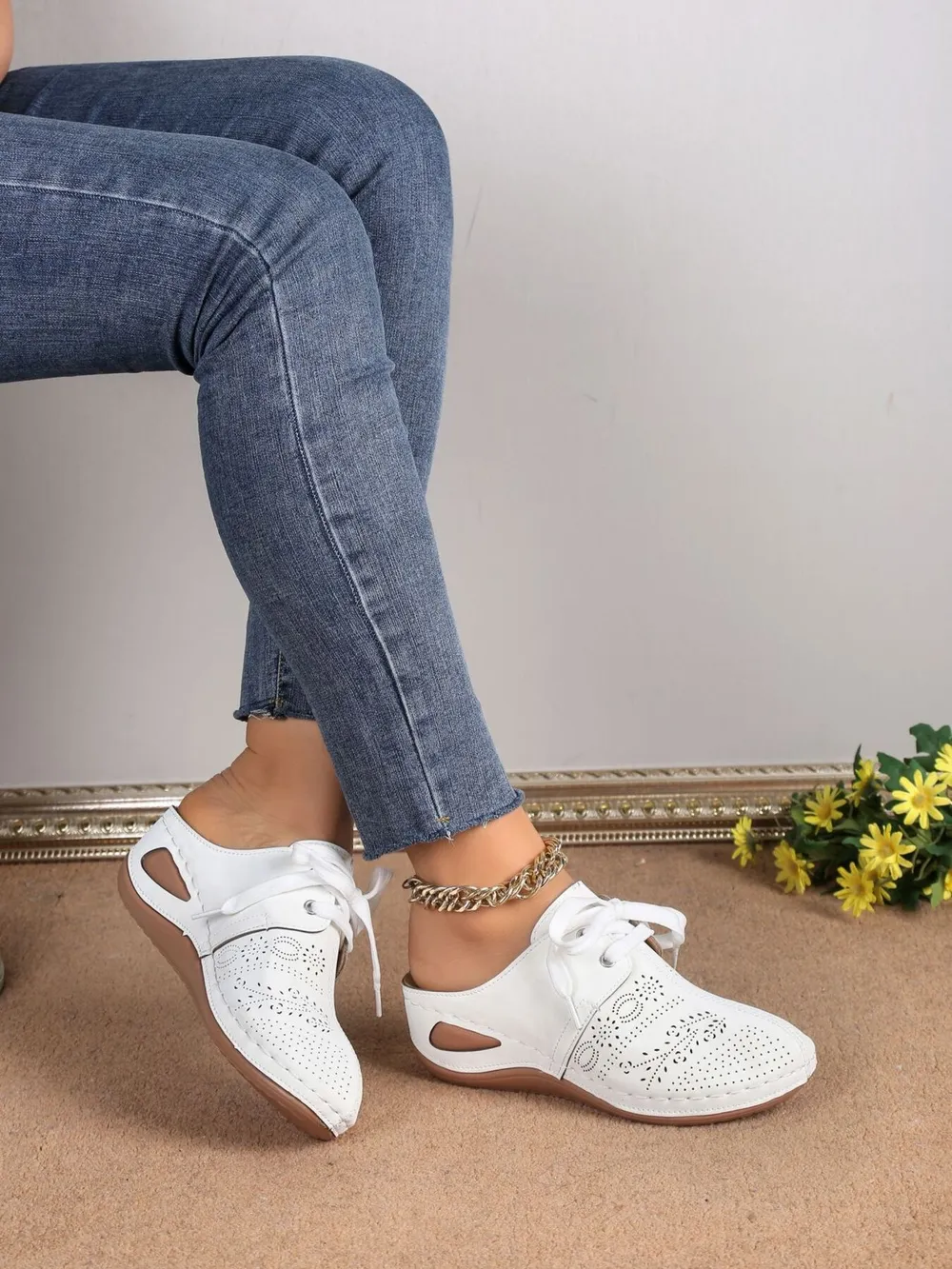 Breathable Lace-Up Slip-Ons, image 11