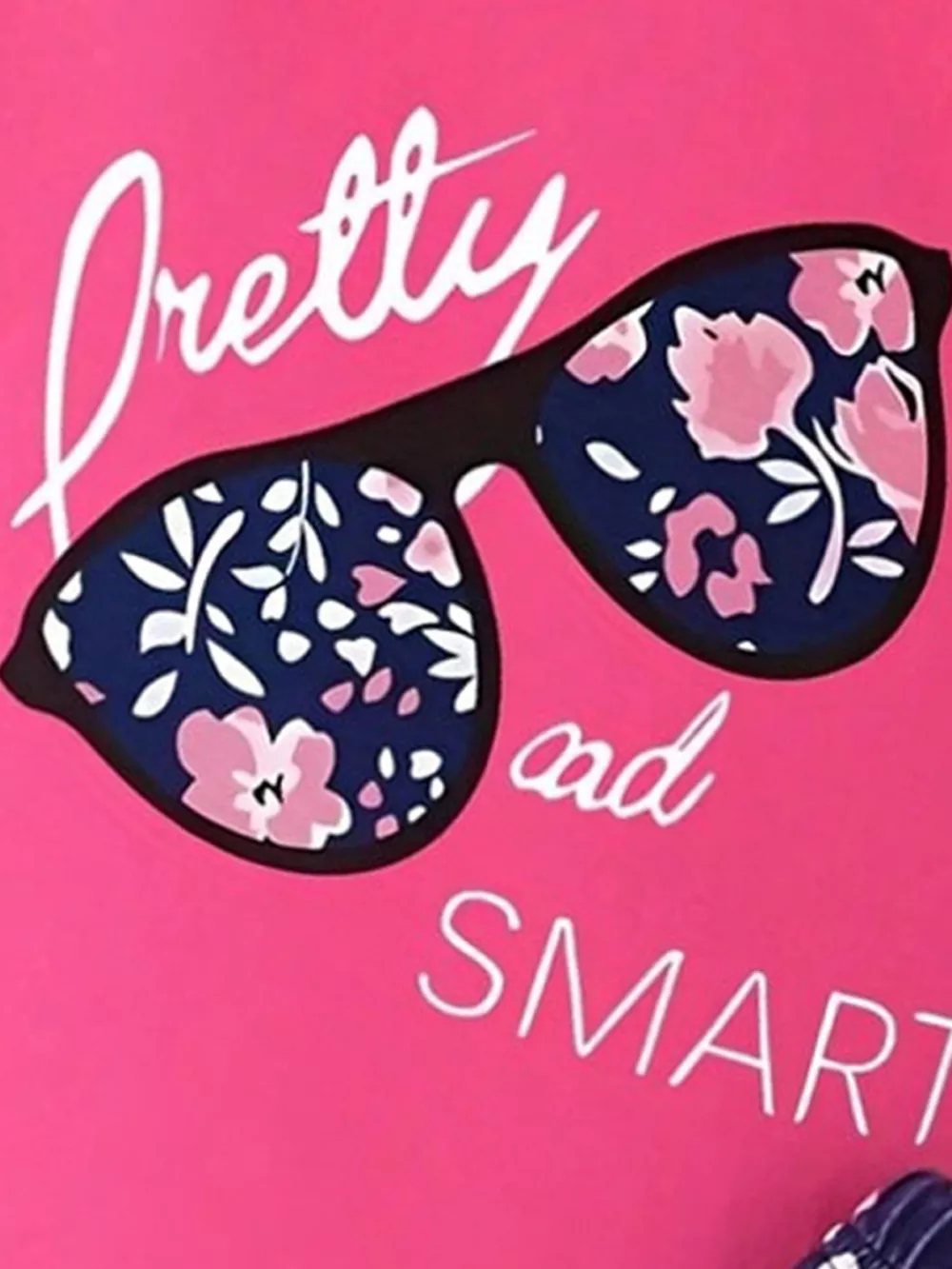 Children's Floral Sunglasses Tee and Shorts Set, image 2