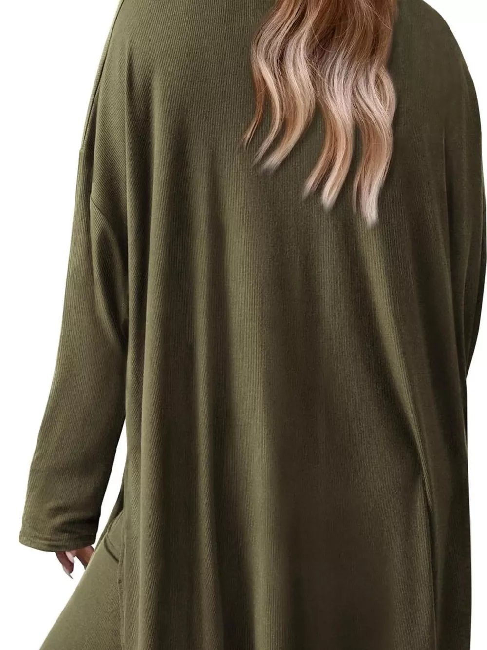 Casual Loose Long Sleeve Top and Wide Leg Pants Set, image 20
