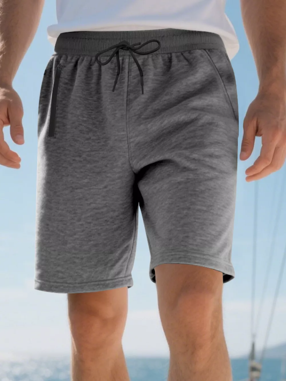 Men's Full Size Drawstring Casual Shorts Plus Size, image 12