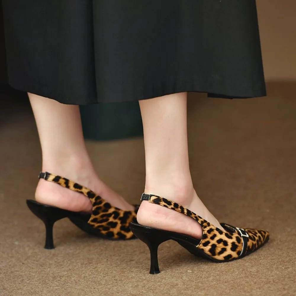 Pointed Toe Slingback Pumps, image 26