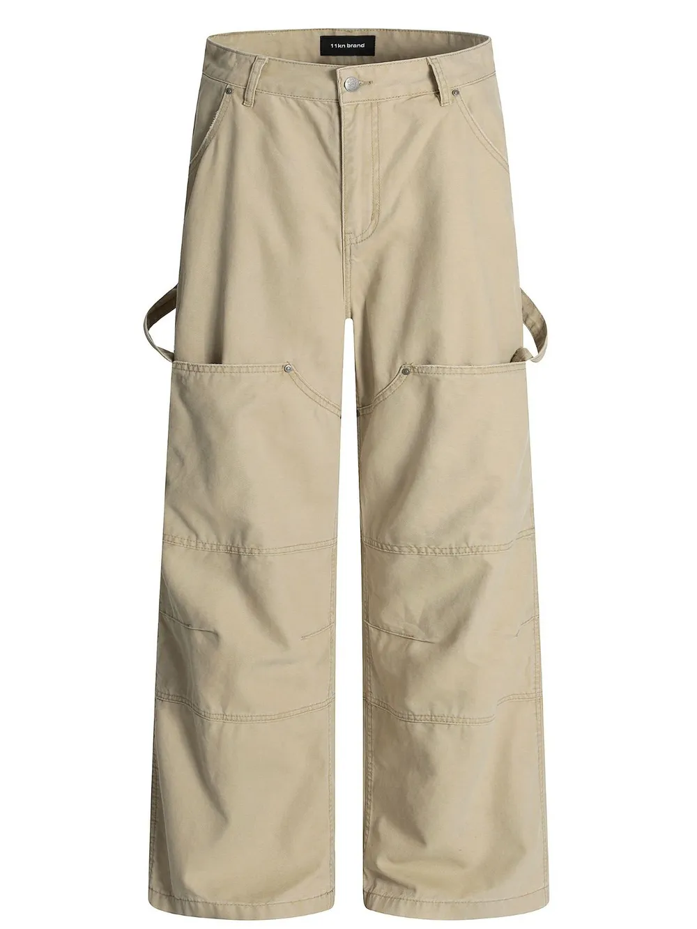 Men's Wide Leg Cargo Pants, image 2
