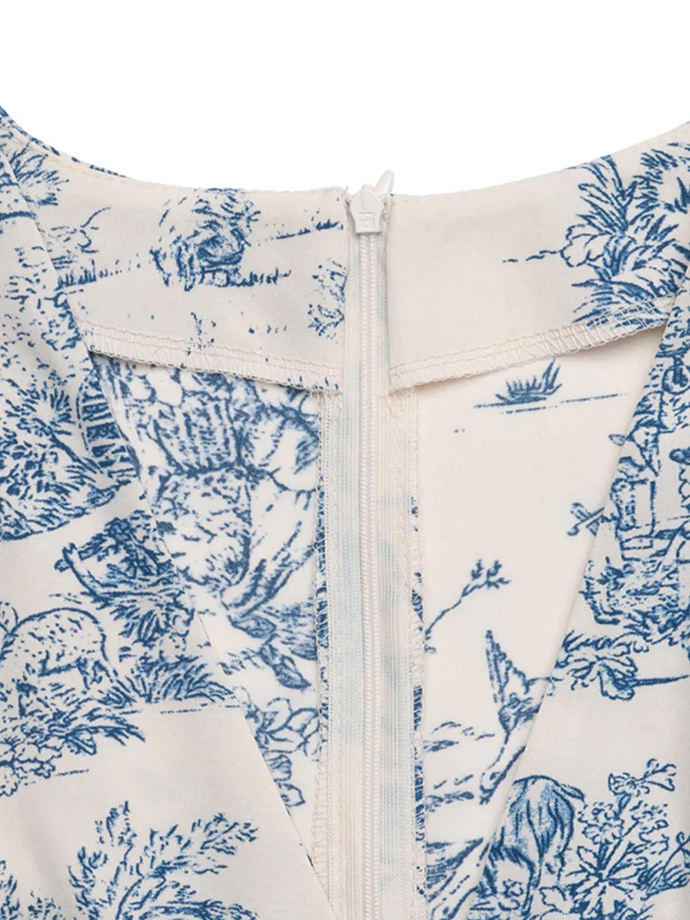Printed Short Sleeve Midi Dress, image 8