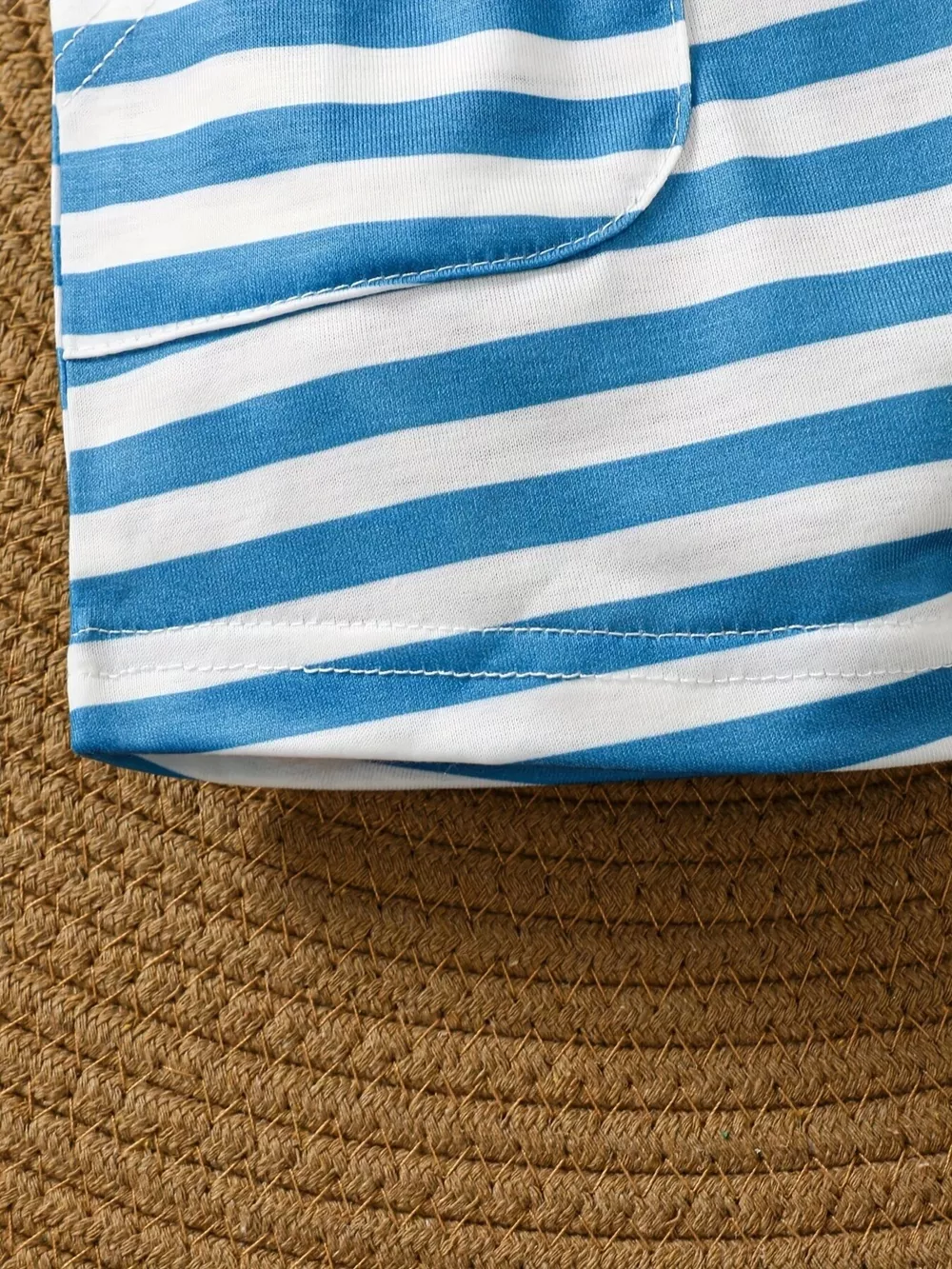 Children's Dinosaur Print Tee & Striped Shorts Set, image 9