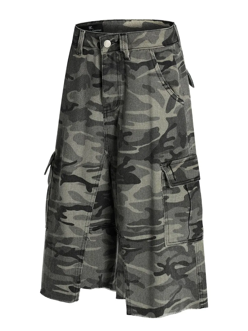 Men's Camouflage Cargo Capris Jeans
