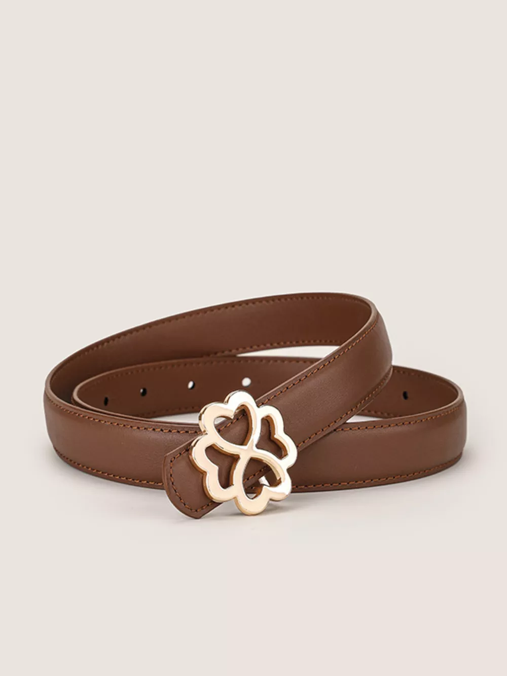 Clover Buckle Adjustable Belt, image 5