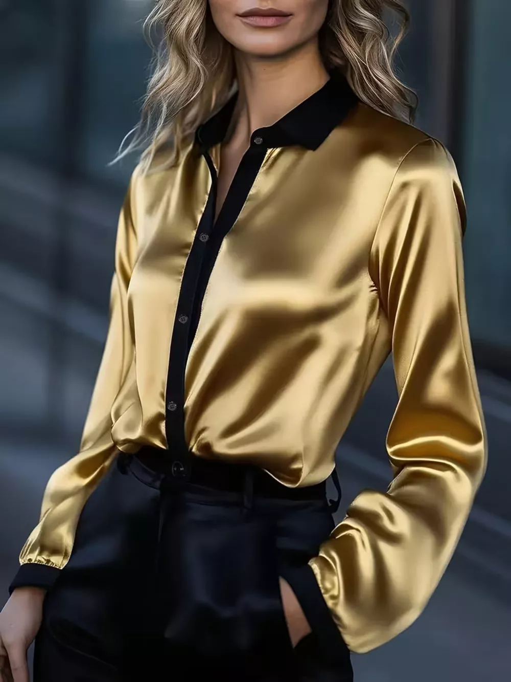 Button Up Long Sleeve Shirt, image 5
