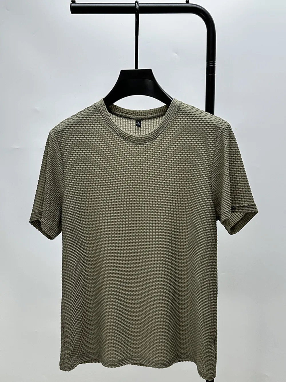 Men's Plus Size Round Neck Short Sleeve T-Shirt, image 7
