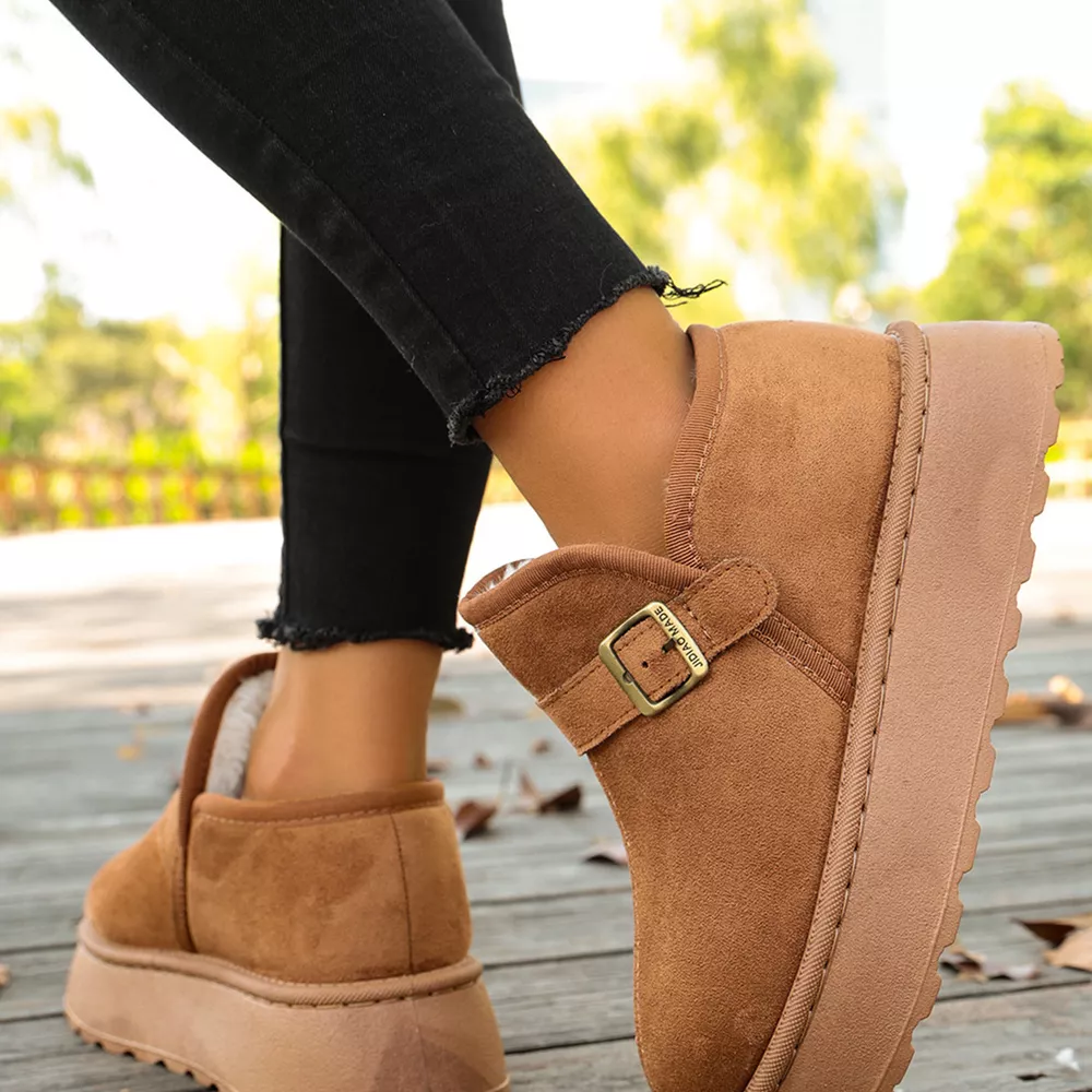 Round Toe Platform Boots, image 4