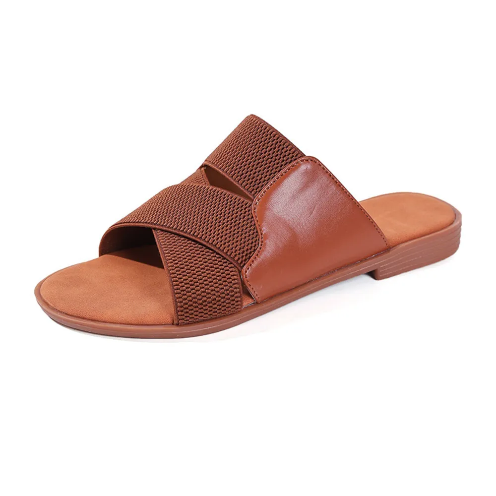 Crossover Strap Comfortable Sandals, image 6