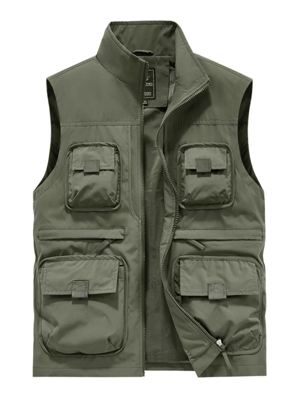 Men's Plus Size Multi-Pocket Cargo Vest, image 6