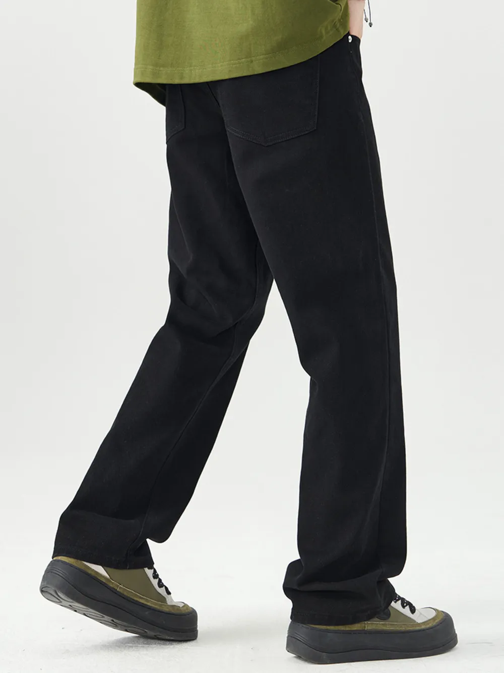 Men's Wide Leg Jeans, image 8