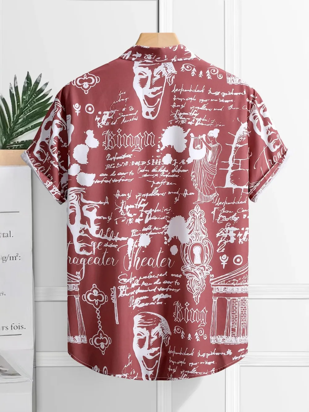 Men's Printed Short Sleeve Shirt, image 4