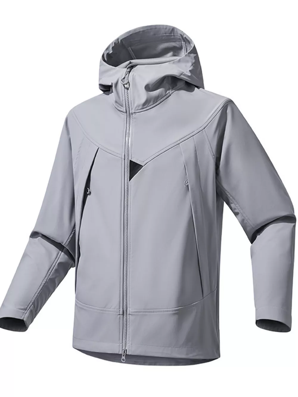 Men's Full Size Zip Up Long Sleeve Hooded Jacket Plus Size, image 4
