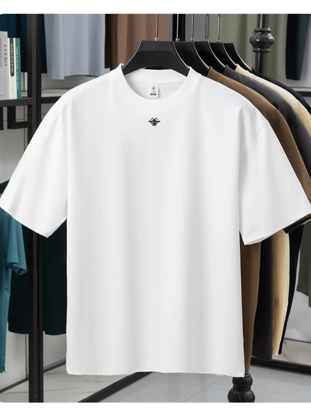 Men's Full Size Crew Neck Short Sleeve T-Shirt Plus Size, image 7
