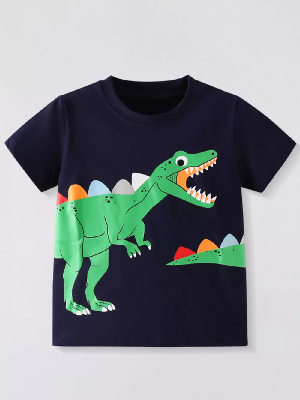 Children's Dinosaur Graphic Short Sleeve T-Shirt